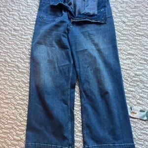 Maeve Blue Wide-Leg Jeans